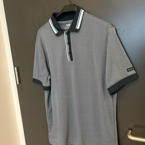 Sligo men’s L golf shirt EUC super fun- hard to picture pattern is blurry- nice! - Picture 14 of 14